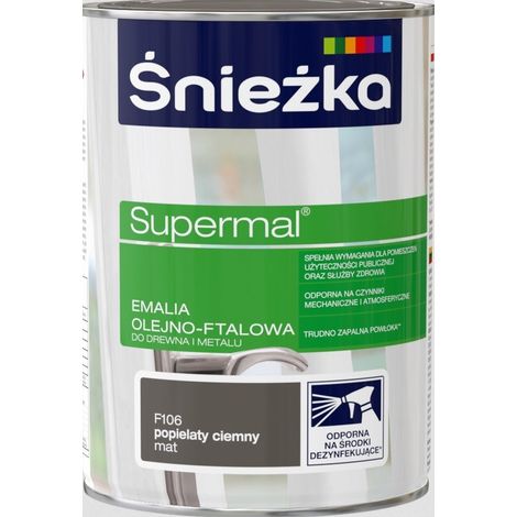 Śnieżka Supermal frassino scuro opaco F106 0,8l (1/2)