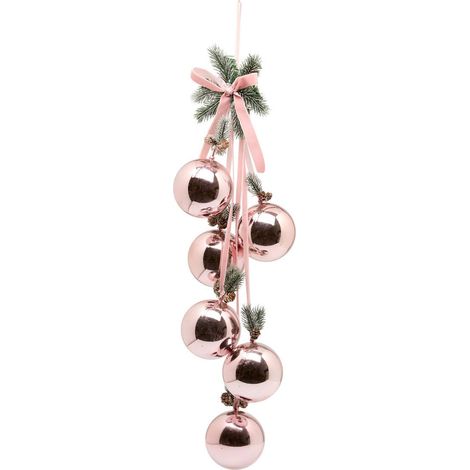 Appendere 6 palline rosa - Atmosphera créateur d'intérieur