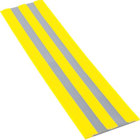 Bande d'aide à l'orientation - BAO 3 Nervures - Jaune/Gris - 6103110 (1/5)