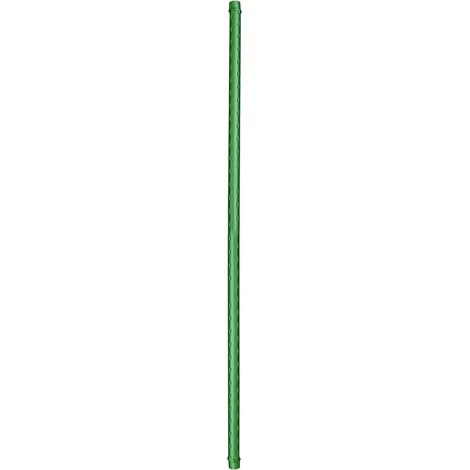 Nature – Tuteur en acier plastifié vert 180 cm – Ø 11 mm – Pour plantes grimpantes et jeunes arbres – Résistant aux pathogènes
