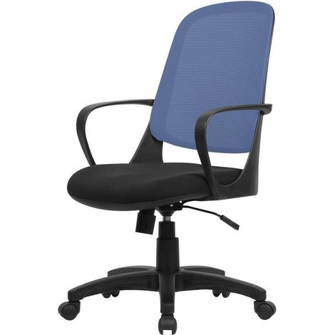 Bürostuhl mit Rollen - Schwarzer Stuhl (1/4)