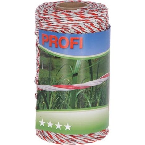 Corral Fil Profi 6x0,30 TriC 200m blanc/rouge (1/2)