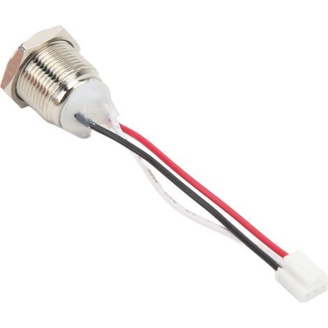 Interrupteur d'Urgence M16 Étanche Illuminé en Acier Inoxydable Haute Sensibilité pour Alarme GSM