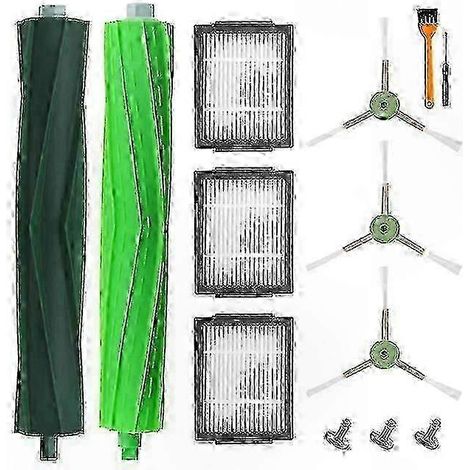 Pièces de rechange Roomba : brosses en caoutchouc et filtres HEPA pour aspirateurs des séries i, E et j (lots de 8) (1/5)