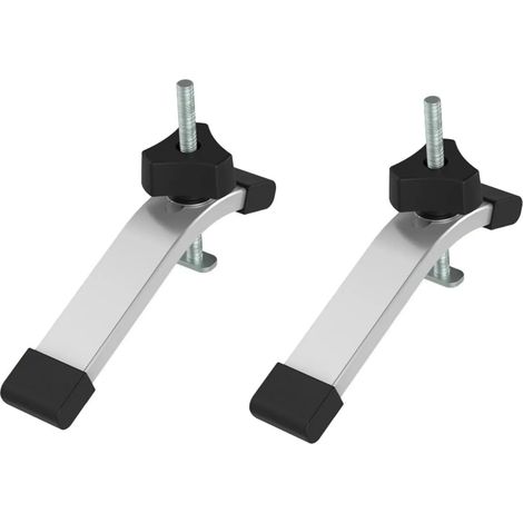 Pinces à rail en T pour plaques de fixation en bois, 2 pièces, pinces à rail en T stables et flexibles, outil idéal pour le bricolage (1/4)