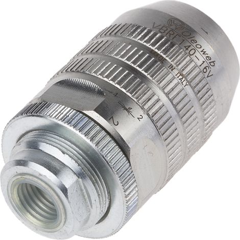 Vanne de régulation du débit hydraulique RS PRO, G 1/4, 350 bar Bars ( Prix pour 1 ) (1/2)