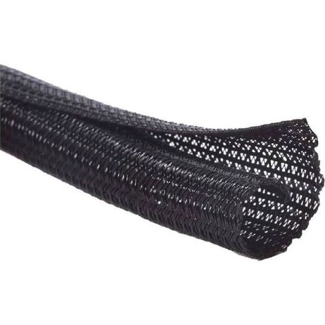 13mm-3m Gaine Câble Auto-Fermeture Manchon de Câble Cache Câble Range Câble Gestion des Câbles pour Ordinateur, Automobile - Noir (1/5)