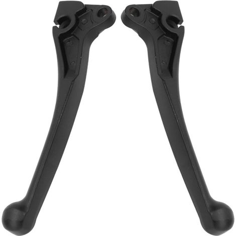 Paire de leviers de frein de remplacement en alliage d'aluminium noir, pour Scooter électrique GY6 50 125 150 (1/5)