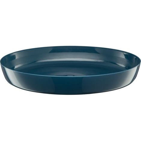Supporto in plastica per vaso di cristallo, 13 cm, blu navy lucido (1/2)