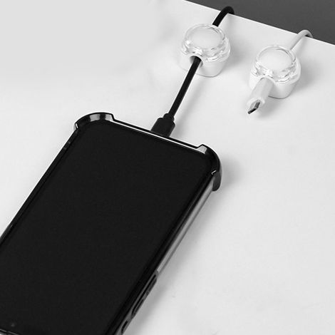 Magnetischer Kabelorganizer aus ABS mit rückstandsfreiem Acrylklebeband für den Schreibtisch – 6-teiliges Set, Weiß (1/5)