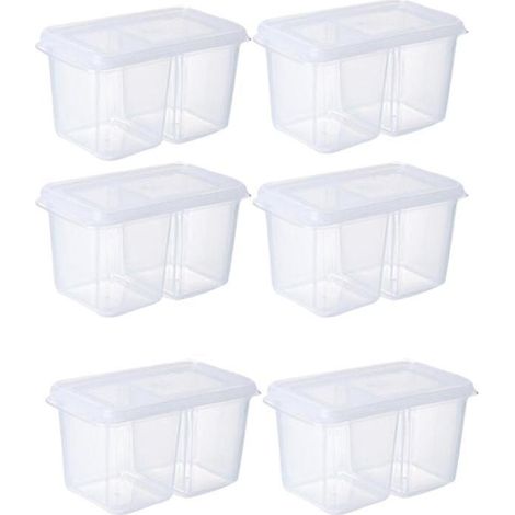 Aufbewahrungsbox für 6 Zwiebeln, Ingwer und Knoblauch