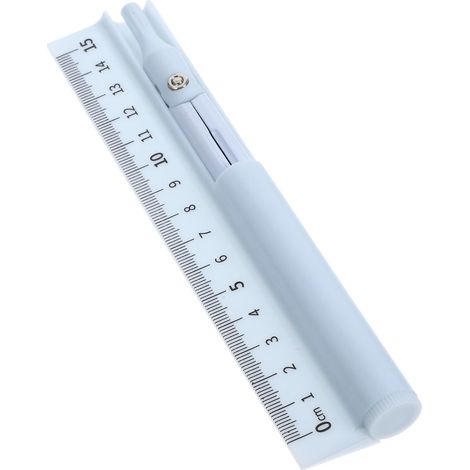 Compas, stylo et règle transparente DOITOOL en plastique pour (1/5)