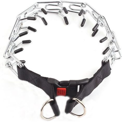 Strength collar, for dogs, 3.0 mm x 50 cm, metal, black