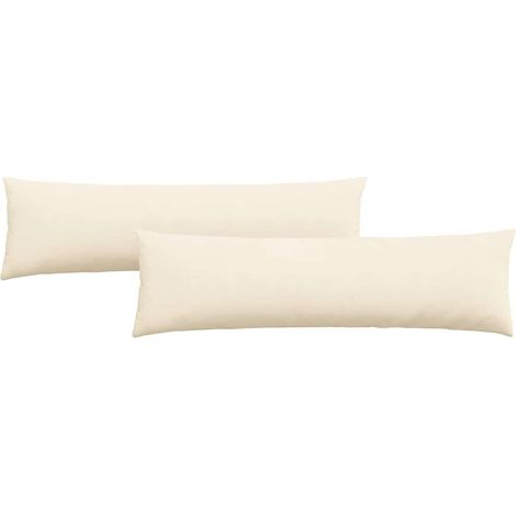 Maison Exclusive - Sofakissen 2 Stück Creme 145 x 40 cm Cordstoff