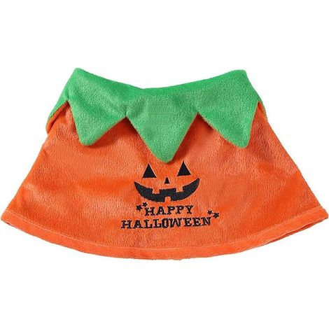 Déguisement d'Halloween pour chien et chat, cape citrouille réversible mignonne, cape chauve-souris pour chat, déguisement pour fête d'Halloween, pour chiens et chats (1/5)