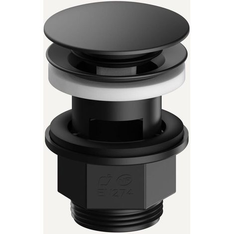 Bonde clic-clac en ABS noir mat Paini 53YO945TCEHSR Noir mat (1/2)