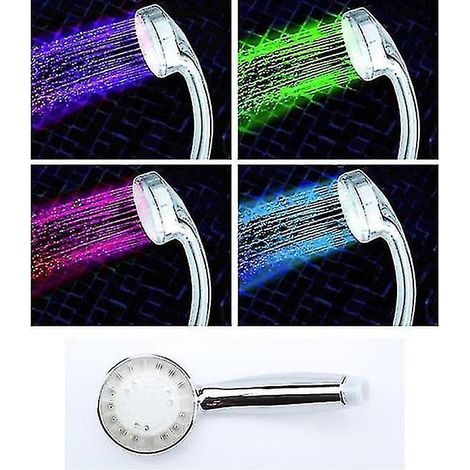 Pommeau de douche LED 7 couleurs, robinet, courant d'eau, énergie (1/3)