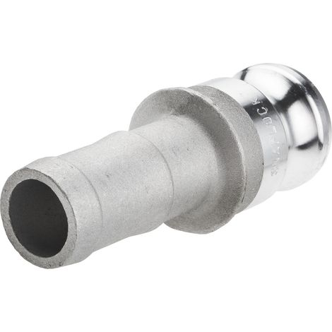 Adaptateur cannelé Part A RS PRO Mâle Droit 1pouce, en Aluminium ( Prix pour 1 ) (1/2)