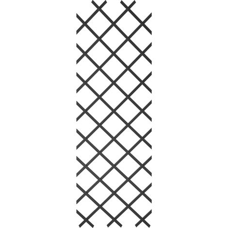 Garten-Rankgitter 50x150 cm PVC Anthrazit Nature (1/5)