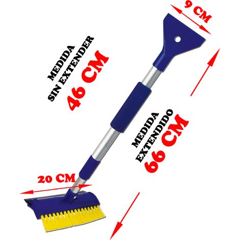 LAMS Grattoir à glace télescopique 46-66 cm avec brosse 20CM01105