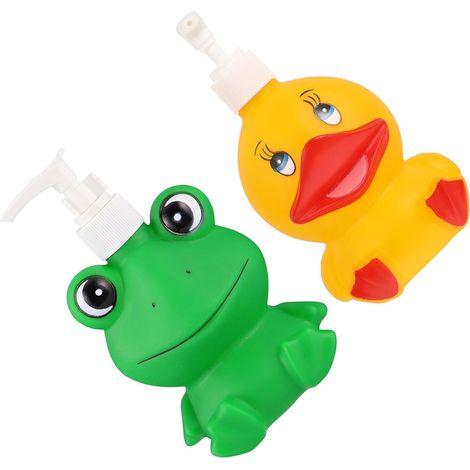 Vinyl Lotion Dispenser 300ml Adorable Animal Design Durable (1/5)