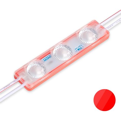 LED Modul 1,5W 12V 170° IP65 - Lichtfarbe: Rot