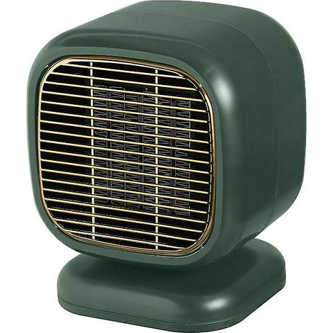 Radiateur électrique soufflant portable 400W, chauffage rapide silencieux, appareil de chauffage compact pour bureau, chambre, salle de bain, usage domestique, sécurité anti-basculement (1/3)