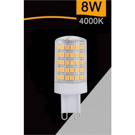 Vtizikl Vtizikl Led Smd G9 8 Watt 880 Lm Luce Calda Naturale Fredda Sparac-g9-8w-001 - -Bianco Naturale -