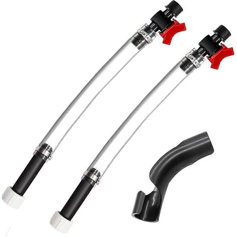 Kit de 3 tuyaux d'essence racing avec vanne d'arrêt à bille, tuyau pour bidon d'essence racing et kit de cintreuse. Compatible avec Scribner Fuel//LC2 (1/5)