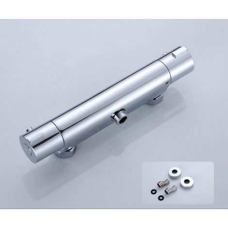 Odipie – Thermostat-Duscharmatur aus PVD-beschichtetem Messing – Sichere Temperatur 38 °C – G½-Anschluss – Korrosions- und feuchtigkeitsbeständig (1/5)