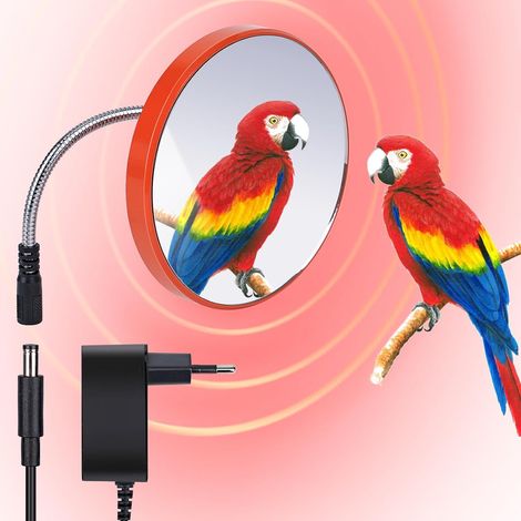 Chauffe-Cage pour Oiseaux 18W – Plaque Chauffante pour Perroquets, Paons, Cockatiels et Oiseaux de Compagnie (1/5)