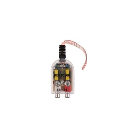 Convertitore di impedenza di uscita di linea da alto livello a basso livello RCA - Crezuo