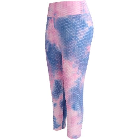 Pantalon de yoga femme imprimé camouflage, effet push-up, jambes affinées, taille haute, taille XL (1/5)