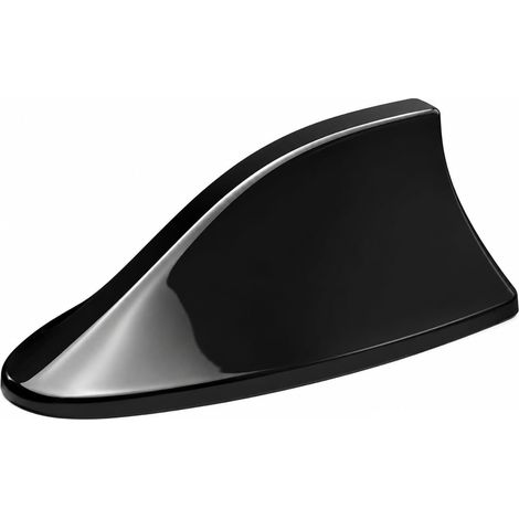Antenne Aileron de Requin, Antenne Requin Voiture, Universelle AM/FM, Couvercle d’Antenne de Toit Décoratif avec Base Adhésive Étanche, Réception Radio Améliorée Installation Facile (1/5)