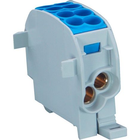 Bloc de Distribution 25mm² 2E/2S Bleu - Digital electric 41586