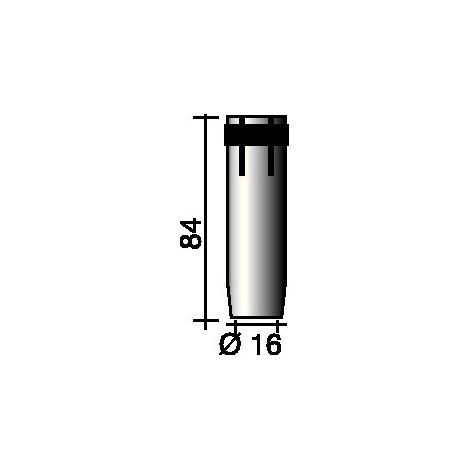 Buse à gaz conique 16 mm adapté à brûleur ERGOPLUS 36