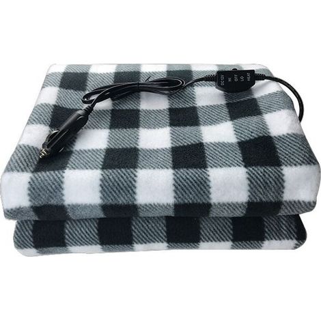 12V Car Heating Blanket, Winter Warm Electric Blanket, Electric Heated Blanket, Adjustable Temperature Control (1/3)