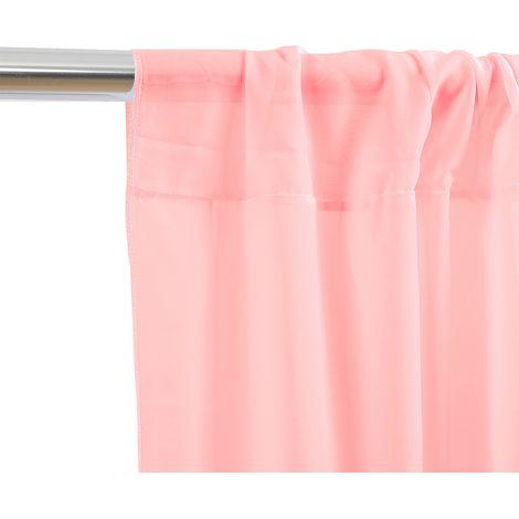 Tissu de drapage d'arc de mariage rouge clair, toile de fond en mousseline de soie, rideaux de plafond polyvalents, décor (1/5)