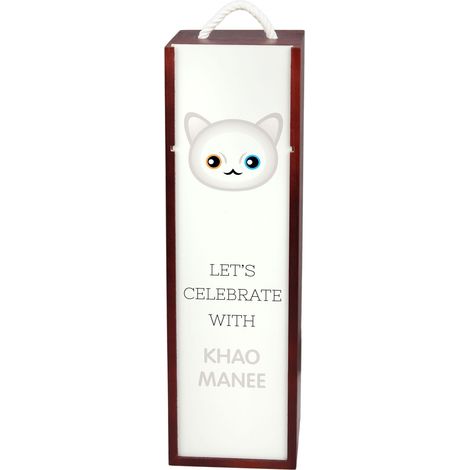 Khao Manee - scatola per vino con grafica e iscrizione di Art-Dog (1/5)