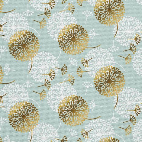 Tela decorativa para exteriores Oxford - Motivo de diente de león I DX241 (1/5)