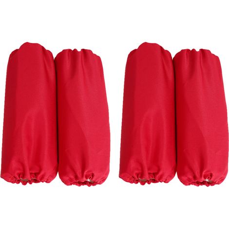 2 paires de surmanches imperméables, tissu résistant aux huiles, conception élastique, pour cuisine et industrie (1/5)