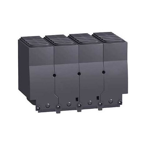 Cubrebornes largos para espaciadores Compact NSX, EasyPact CVS, 4 polos, paso 52,5 mm - LV432596