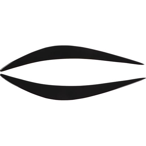 Cornici per fari anteriori nere lucide, 2 pezzi, resistenti all'abrasione, ricambio per Infiniti Q50 2014 – 2019 (1/5)