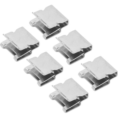 100-teiliges Set: Kabelhalterung für Solarmodule, Edelstahlklemme, Metalldrahtklemme, Befestigungsmaterial für Photovoltaikanlagen, Montagezubehör. (1/5)