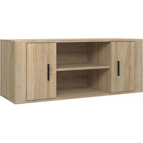 Maison Exclusive - TV-Schrank Sonoma-Eiche 100x35x40 cm Holzwerks (1/5)