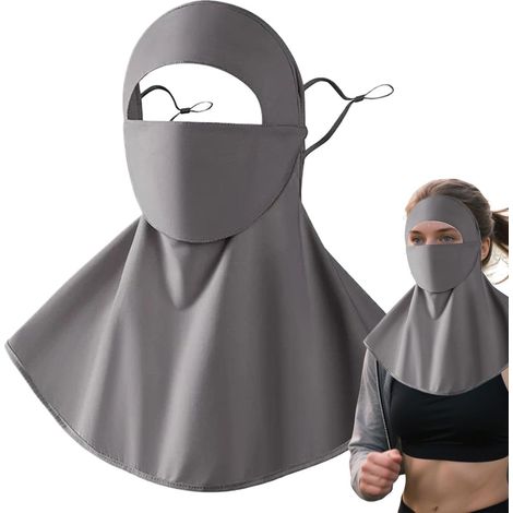 UV-Schutz Gesichtsmaske,UV-Schutz Visier Mit Atmungsaktivem Design - Wiederverwendbarer Trinkloch-Schirm Für Tennis Gartenarbeit Radfahren (1/5)