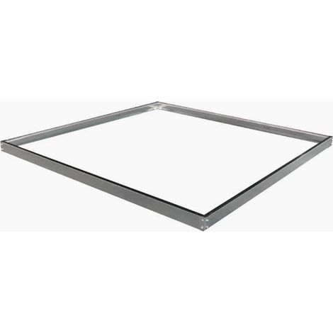 Option base Habrita Foresta BASE SR 1912 pour serre jardin 2,50m2 coloris alu (1/3)