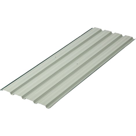 Lot de 12 panneaux de rechange verts 129x45 cm pour abri de jardin en acier galvanisé (1/5)