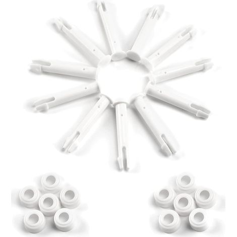 12 Pièces Goupille en Plastique,Pièces Détachées Piscine Intex,Goupille en Plastique Piscine,pour la Plupart des Piscines à Cadre - (1/5)