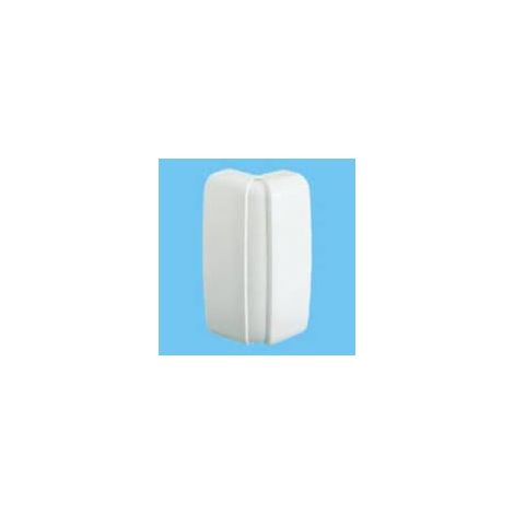 Bocchiotti aebn w angolo esterno variabile per canale battiscopa tbn bianco b03140